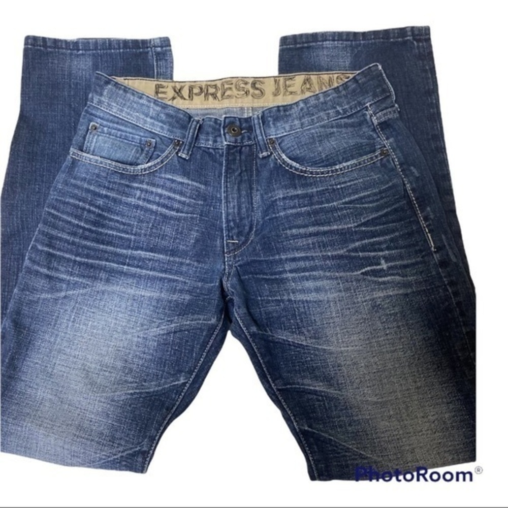 EXPRESS SLIM LOW RISE ROCCO JEANS